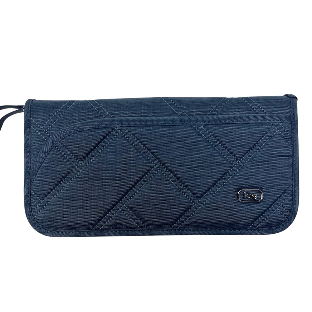 Lug Legacy Collection Tango Travel RFID Wallet Brushed Indigo Blue Vacation